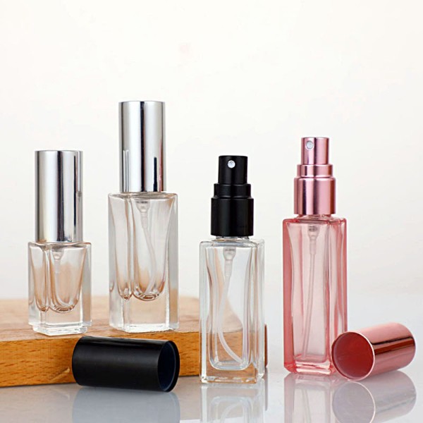 Magnet Cap Small Clear Glass Perfume Container Transparent Bottle Ideal For Perfume Oil Packaging Cell Phone 8618200982640