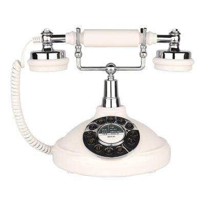 A antiguidade decorativa da tecla telefona ao telefone giratório retro de 140mm