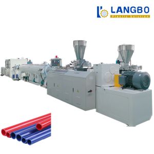 55KW Twin Screw Extruder PVC Pipe Extrusion Line for Medical Industrial Conduit Pipes