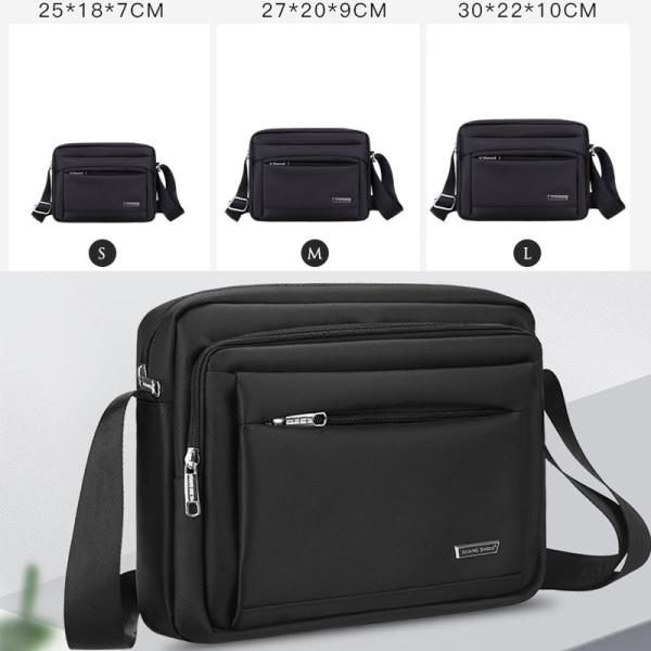 Multifunction Men Messenger Shoulder Bag Oxford Waterproof Male Crossbody Bag