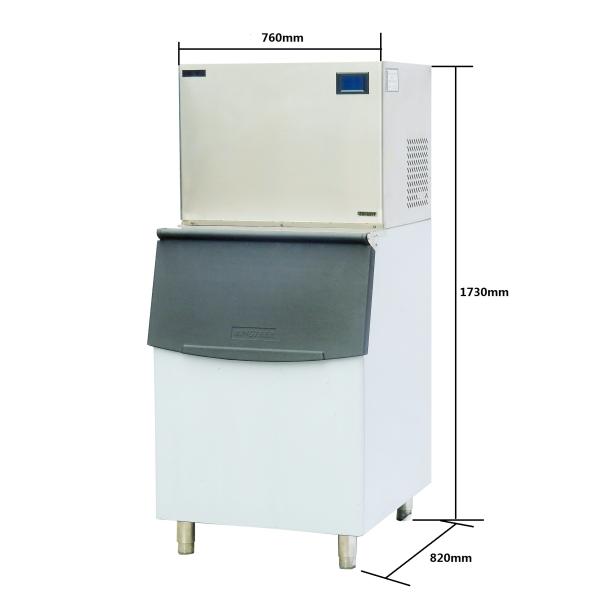 Электрическим охлаженный воздухом создатель льда, размер льда машины 22 * 22 * 22ММ куба льда