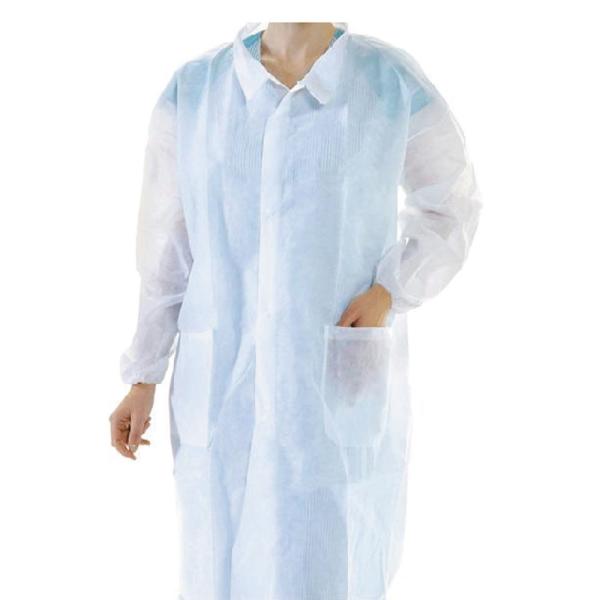 Microporous Polypropylene Lab Coat