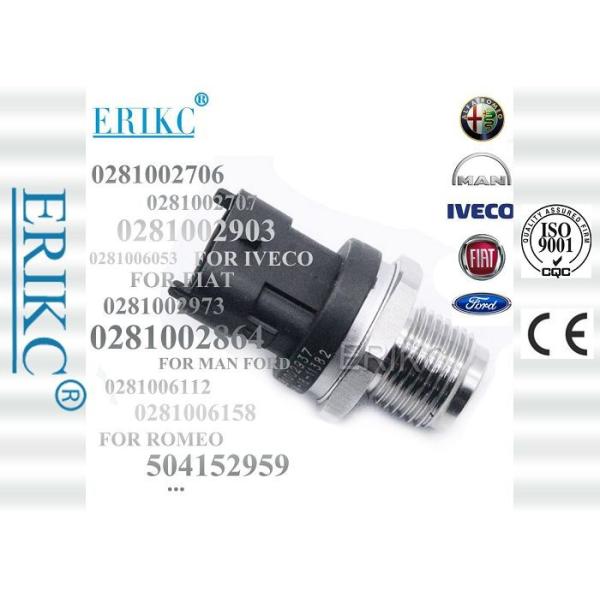 Erikc Fuel Pressure Sensor 0281002707 0281006158 Common Rail Pressure Sensor