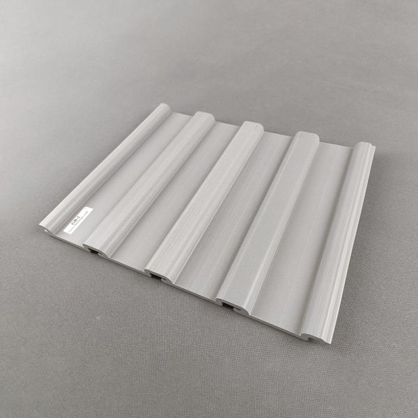 O Pvc padrão Slatwall dos E.U. almofada 12inch a largura Grey White For Interior Fire avaliado