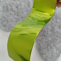 Golden Green Illusion Chrome Polyester Powder Coating Auto Paint for Eletrostaic Thermoset Powder Coating