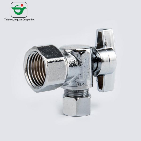 Низкий выход 5/8" двойника руководства угловой вентиль раковины воды x1/2 " x1/2