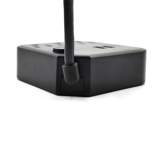 3 outlet Power Socket 1.5FT Cord, 2 USB 1 Type C Surge Protector