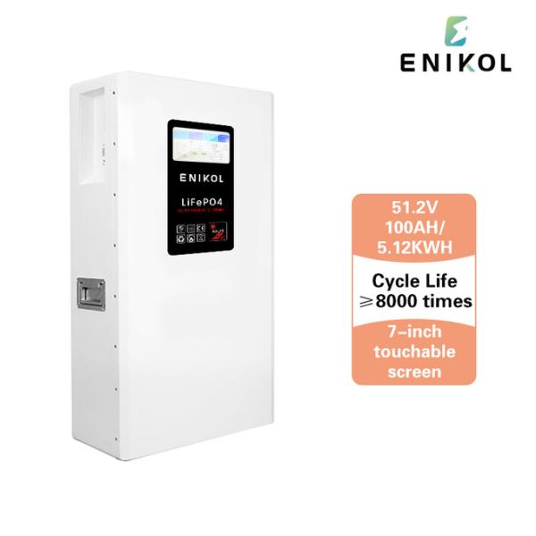 48В солнечная литий-железофосфатная батарея 100AH с ЖК-дисплеем