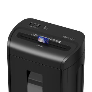 P4 10 Sheets Cross Cut Paper Shredder 18 Liter Bin,8 Mins Shredding Time,Lift Head,LED Indication