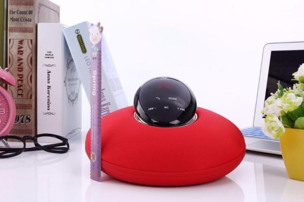 Producentre 2000MAh rechargeable stereo BT Speaker with portable power source so support TF card and U disk