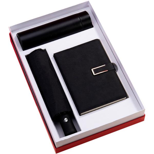 Presente incorporado do caderno ISO9001 multicolorido com o banco do poder impermeável
