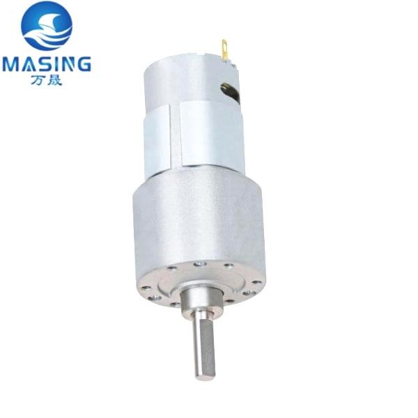 Rs-385 Rs-395 moteur à courant continu avec boîte de vitesses 37 mm moteur à engrenages 12v moteur à couple élevé moteur à engrenages brossés