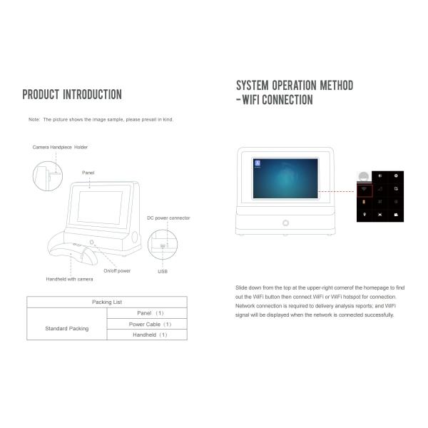 Intelligent 5MP Facial Skin Analysis Machine Facial Scanner Skin Analyzer