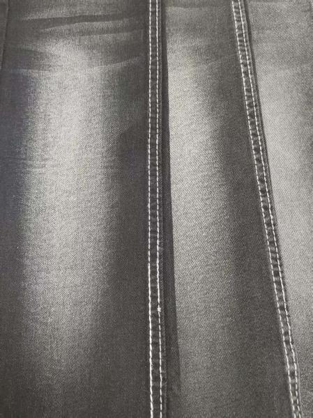 Good quality Stretchy comfort BLACK/BLACK Denim Fabric with 12*21/40+70 Construction JSD3083A for women  jeans
