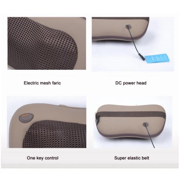 Car And Home Electric Rolling Electric Massage Pillow 15 Minutes Auto Off