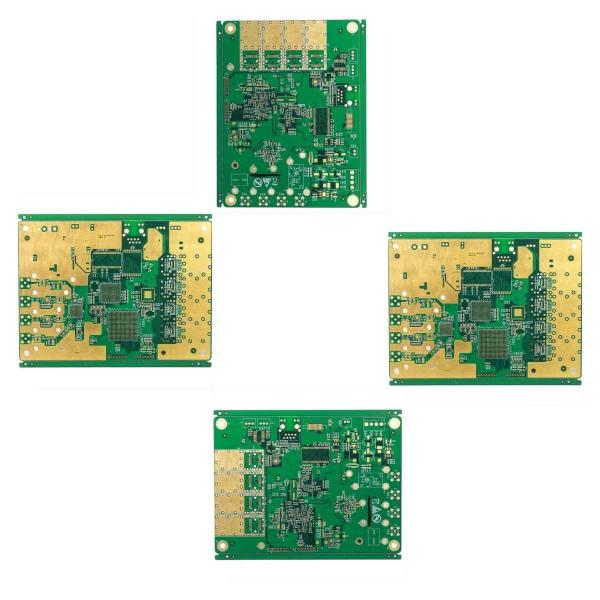 4 маска 3mil припоя плат с печатным монтажом 1.6mm слоя HDI зеленая
