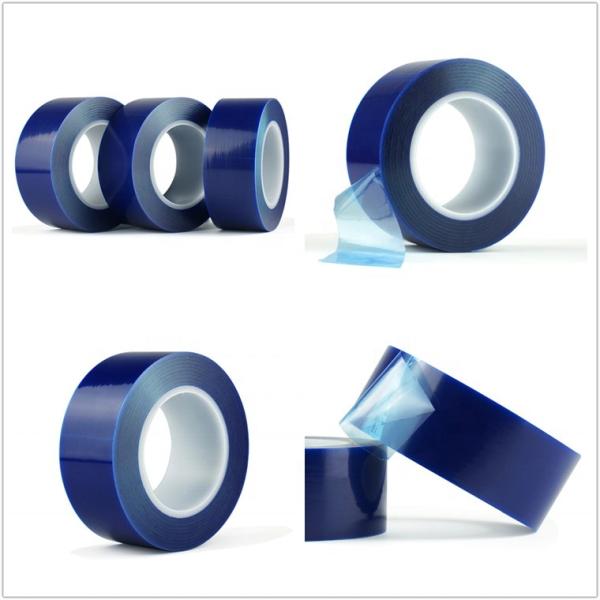 Blue 50 Micron PE Protection Film For Glass And Aluminium Profiles Without Glue Residue When Peeling Off