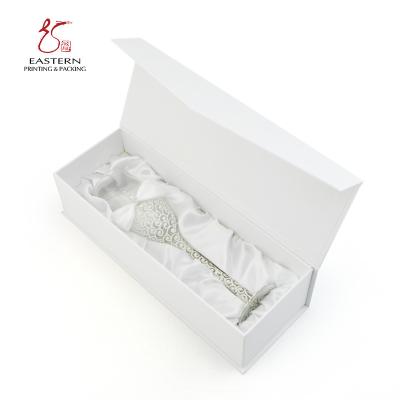 O GV aprova a caixa de presente do cartão do vidro de vinho da largura de 65mm para o banquete de casamento