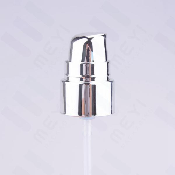 24/410 Outer Spring Treatment Pump Silver Color For Cosmetic Packaging