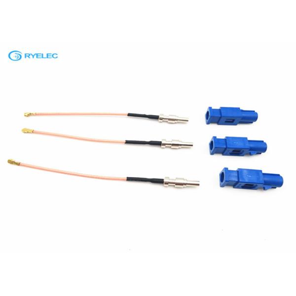 Blue Fakra Connector RF Cable Assemblies For RF Device / Smartphone DC-6ghz