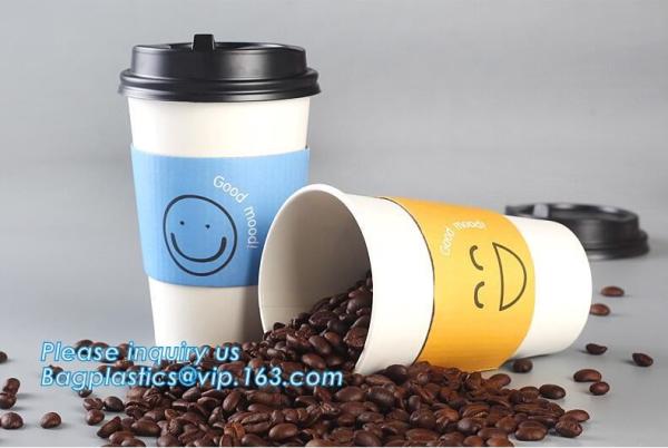 Cup Sleeve, Corrugated Up Sleeve With Printing, Brand Logo, Hot Paper Cup,Cup Sleeve, Recyclable Sleeve