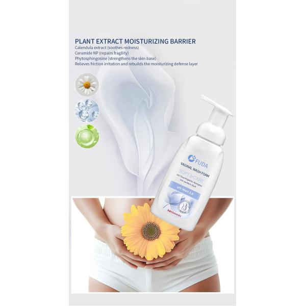 Women Calendula Officinalis Vaginal Health Products Hygiene Wash Foam Moisturizing Balancing