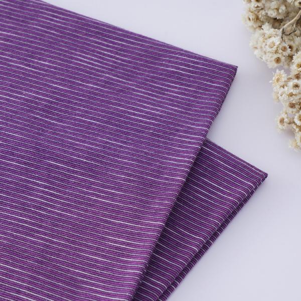 100 de algodón de material rayado Tejido de 175 cm de hilo duradero de camisa teñida