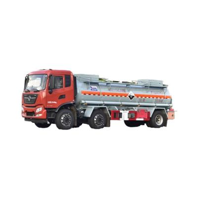 Nitric Acid Chemical Transportation Truck Manual Transmission 6*2 Pure Aluminum Tank Truck