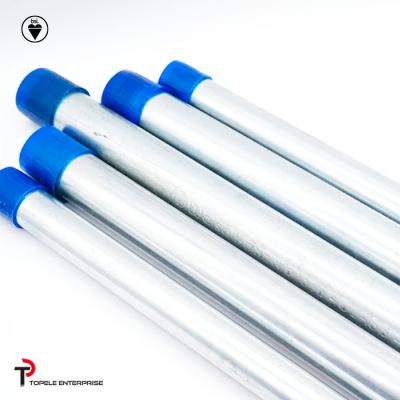 Tubos de aço galvanizado BS4568 soldados por conduta com acoplamento roscado