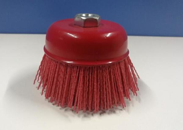 Deburring Industrial Radial Nylox Abrasive Nylox Cup Brush 100mm Outer Diameter