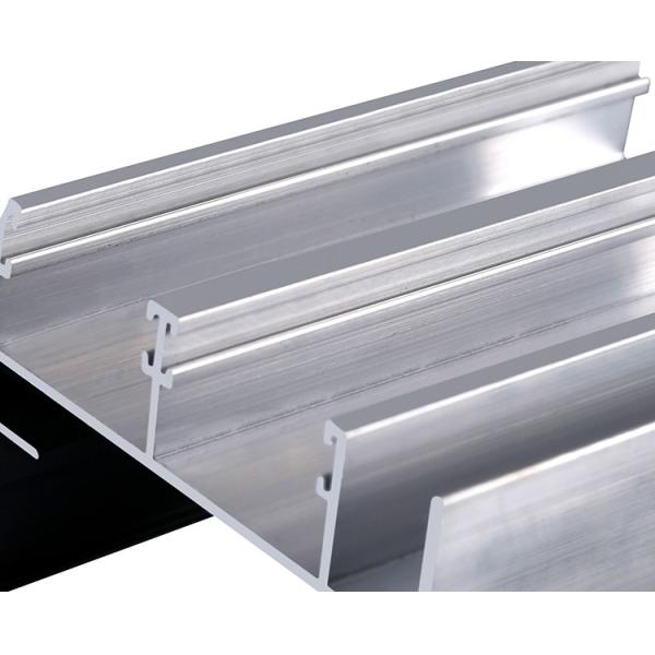 Sand Blasting Polished Aluminium Profile / Rail Glass Slide Door Aluminum Profile