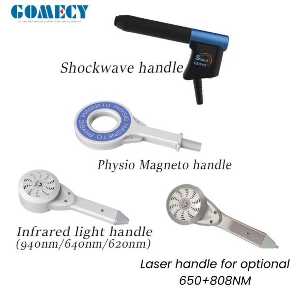 3 In 1 Physical Therapy Machine For ED Magnetic Therapy Machine+Infrared +Shockwave Therapy Machine