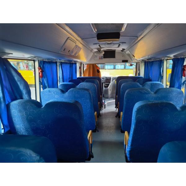 Евро v коробки передач ZK6745D подержанное мини Van 26seats Weichai WP3 быстрое