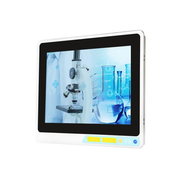 Monitor táctil industrial de 15 pulgadas con pantalla de alto brillo, amplio rango de temperatura, entrada VGA HD-MI, tipo de computadora integrada