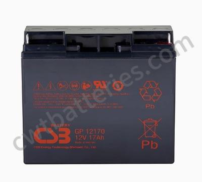 CSB GP12170 12V 17Ah batterie de soupape batterie plomb-acide scellée