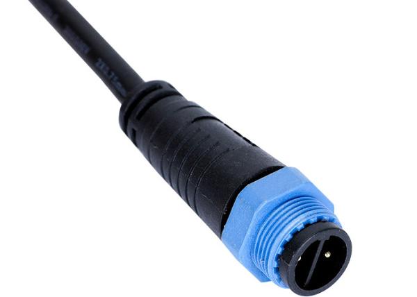 Conjunto de cabo IP68 moldado feito sob encomenda do OD 6.8mm 18AWG 100mm