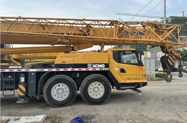 XCMG QY75K Used Boom Truck Crane 75 Ton High Speed For Stable Lifting