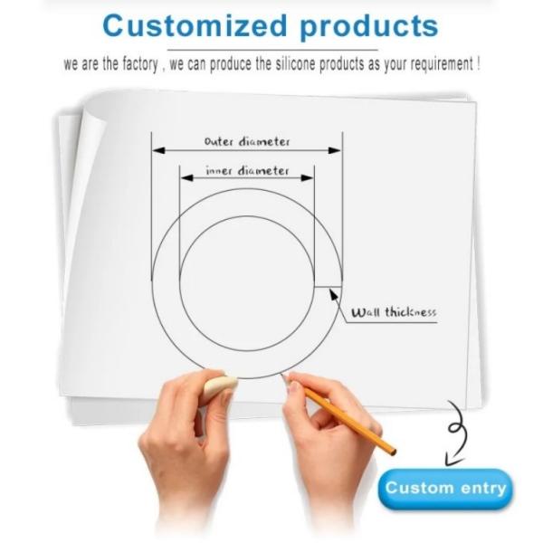 OEM Medical Injection Tube Silicone Rubber Medical Elastic Tubing