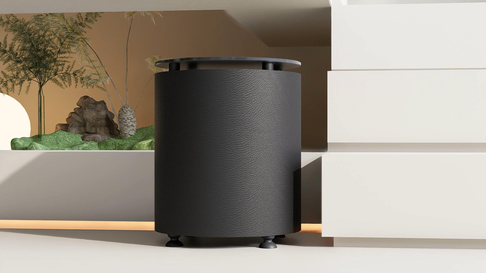B28 Dual 8-Inch Active Home Theater Subwoofer 400W 110dB DSP Bass