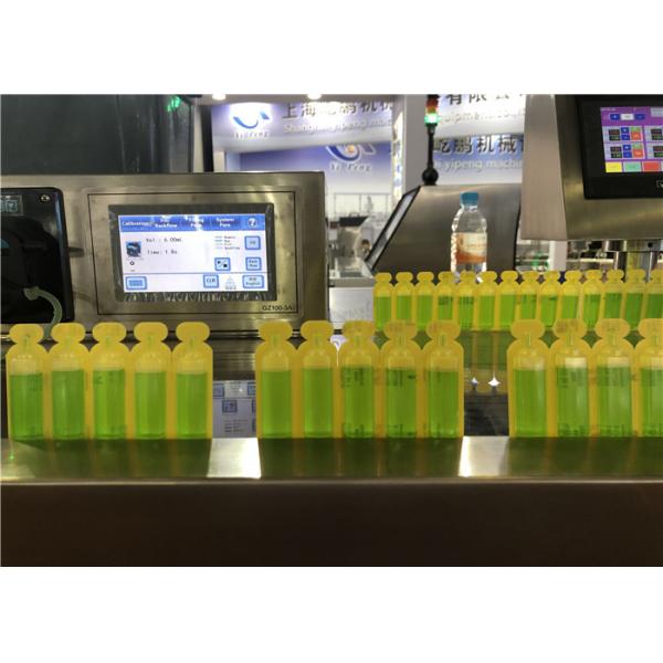 Oral Collagen Pharmaceutical Liquid Filling Machines , Ampoule Filling Sealing Machine