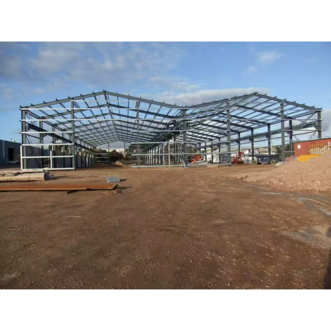 Customizable Span Preengineered Steel Structure Workshop with High Fire Resistance and Quick Built Design