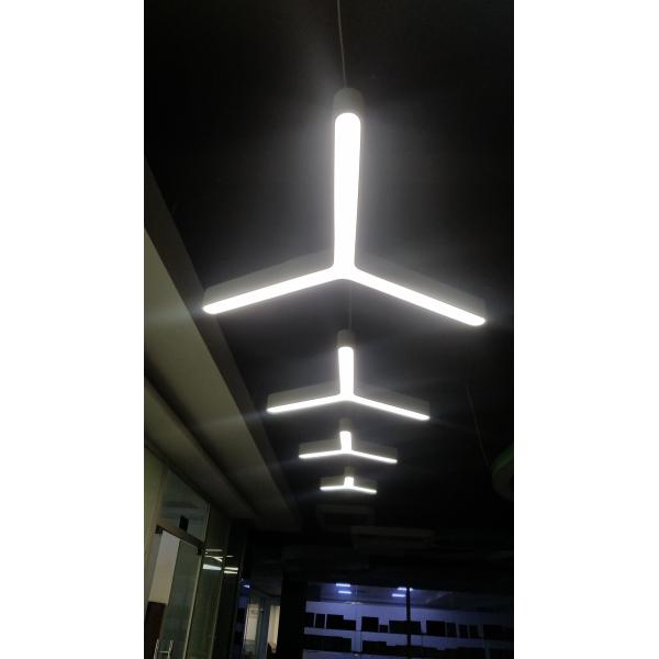 Branch Linear Suspension Lighting Customized LED Light For Office And Home