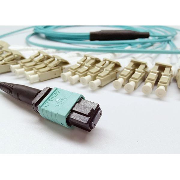 MPO к ядру кабеля 20 разветвителя LC двухшпиндельному Uniboot MPO мультимодному для модуля QSFP