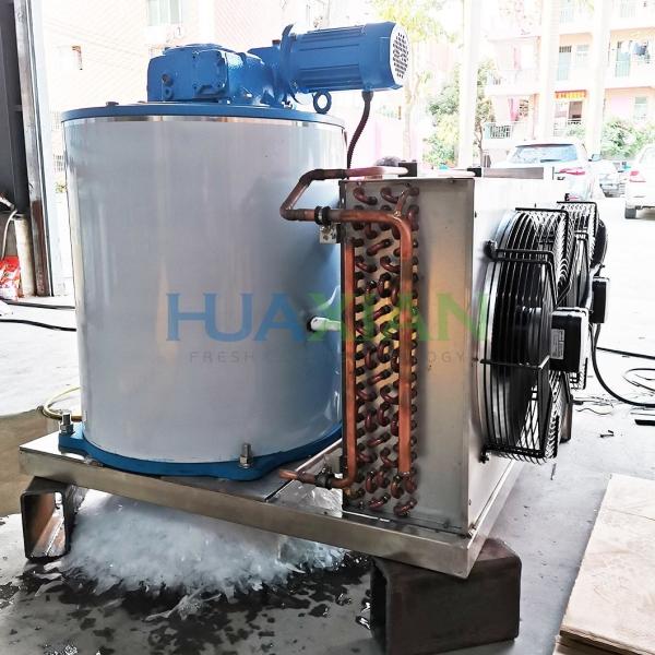 China Industrial Ice Maker Machine Price, Flake Ice Making Seafood Processing Machine