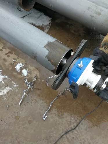 тип внутренняя установленная машина 35r/Min 159mm y трубы скашивая