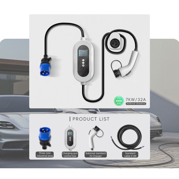 E-mingze GBT AC Charging Ev Smart Charger One Phase With App WiFi