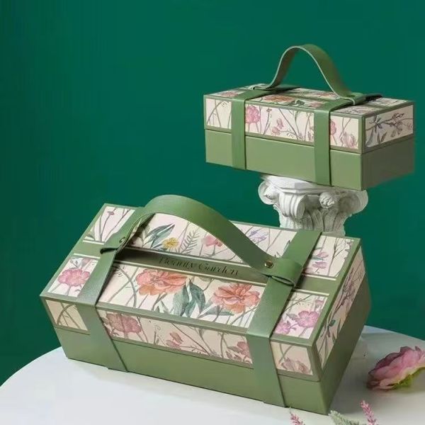 Juego de Cajas de Regalo Florales Premium para Recuerdos de Boda Embalaje de Cajas de Regalo Vacías para Regalos de Dama de Honor Recuerdos de Fiesta