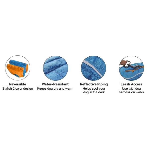 Пальто собаки зимы куртки собаки просторной квартиры плащ собаки водоустойчивого теплого регулируемый