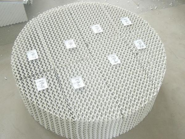 Distillation Column Packing Ceramic Structured Packing 500Y