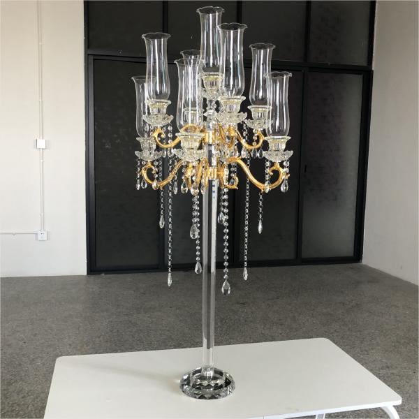 Роскошная крытая висячая кристаллическая канделябра с шариками 9 рук 130 см